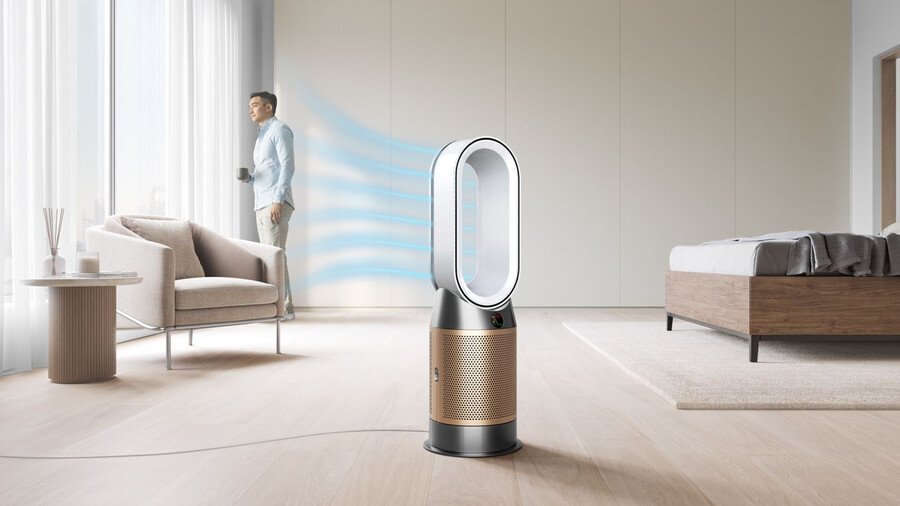 purificador dyson hotcool hp2 de-nox calefactor y purificador blancodorado