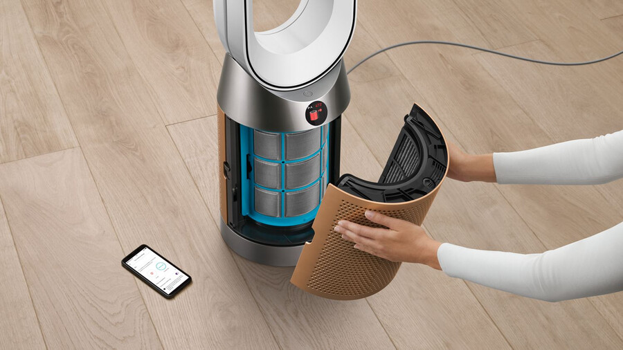 purificador dyson hotcool hp2 de-nox calefactor y purificador blancodorado