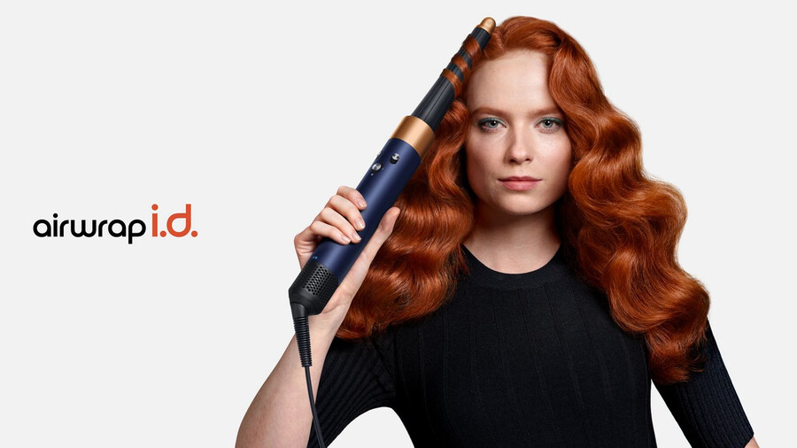 secador y moldeador multiusos dyson airwrap id - lisoondulado azul prusiacobre intenso