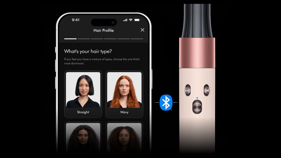 secador y moldeador multiusos dyson airwrap id con difusor seda ámbar