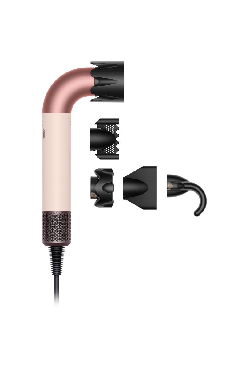 secador de pelo dyson supersonic r – liso y ondulado rosa cerámicaoro rosa