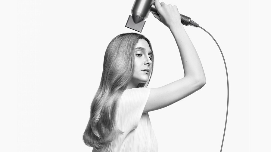 secador de pelo dyson supersonic - liso y ondulado azul de prusiacobre intenso