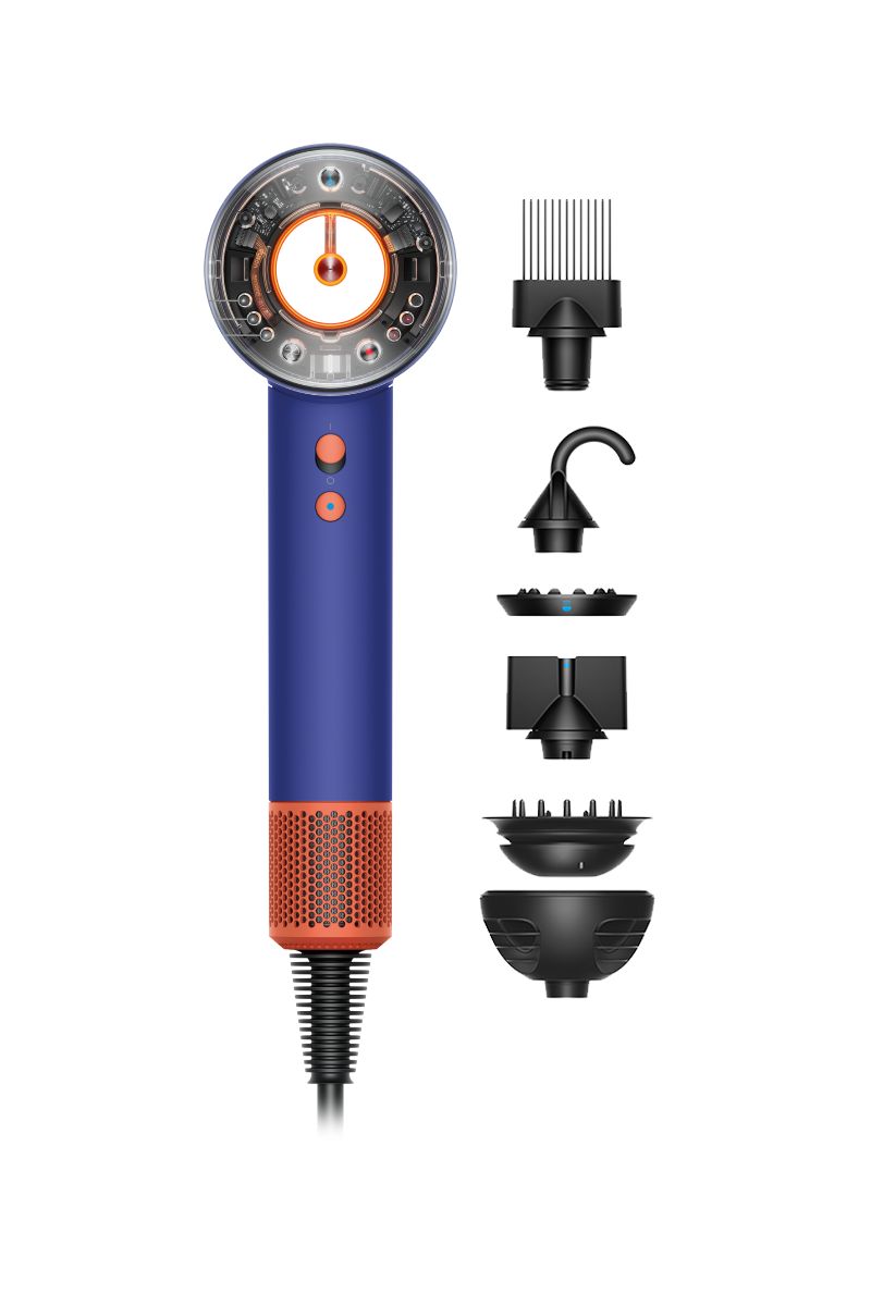 secador de pelo dyson supersonic nural en pátina azul vinca y topacio