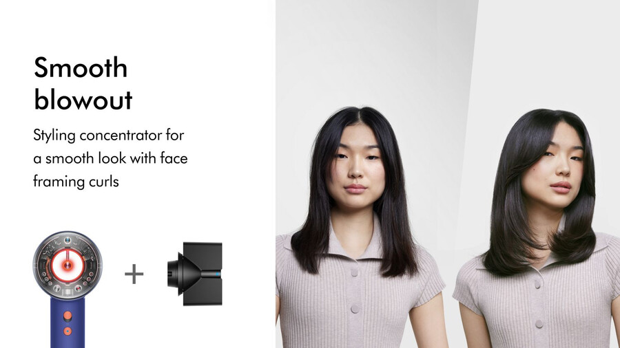secador de pelo dyson supersonic nural en pátina azul vinca y topacio
