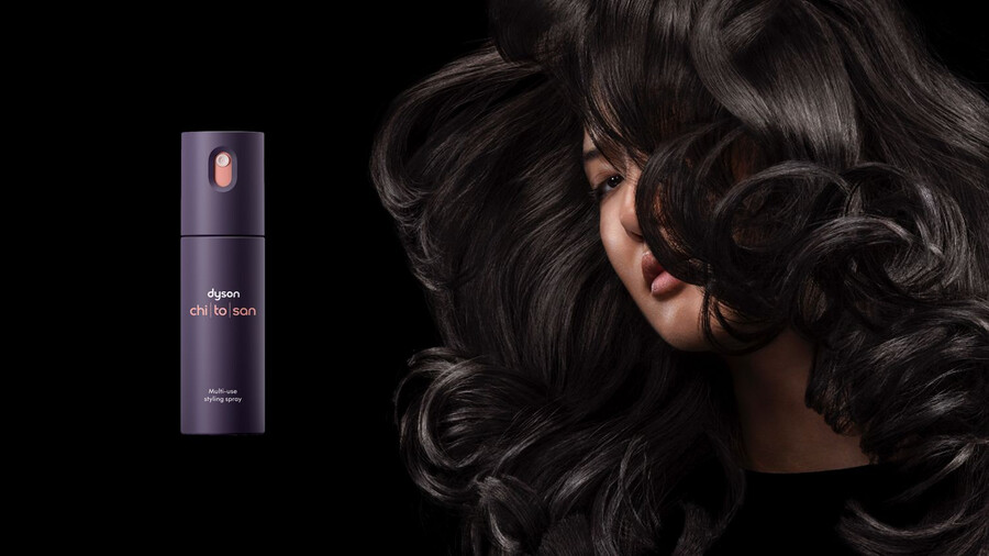 spray de peinado multiusos dyson chitosan mini de viaje
