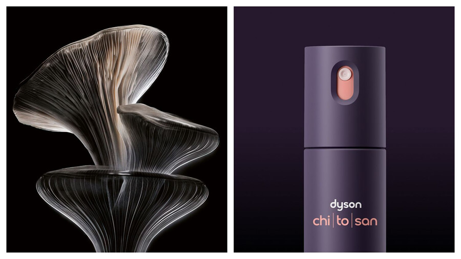 spray de peinado multiusos dyson chitosan mini de viaje
