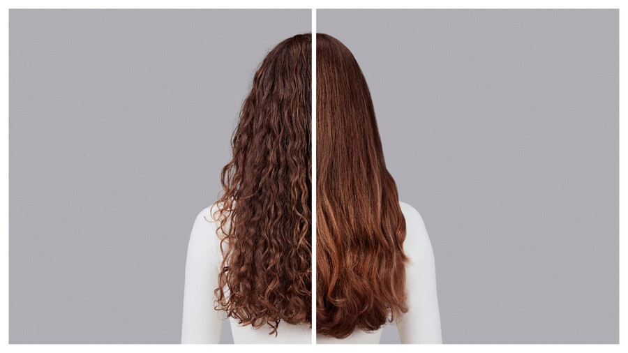 crema pre-peinado dyson chitosan para cabello rizado a crespo mini acondicionador ligero de viaje